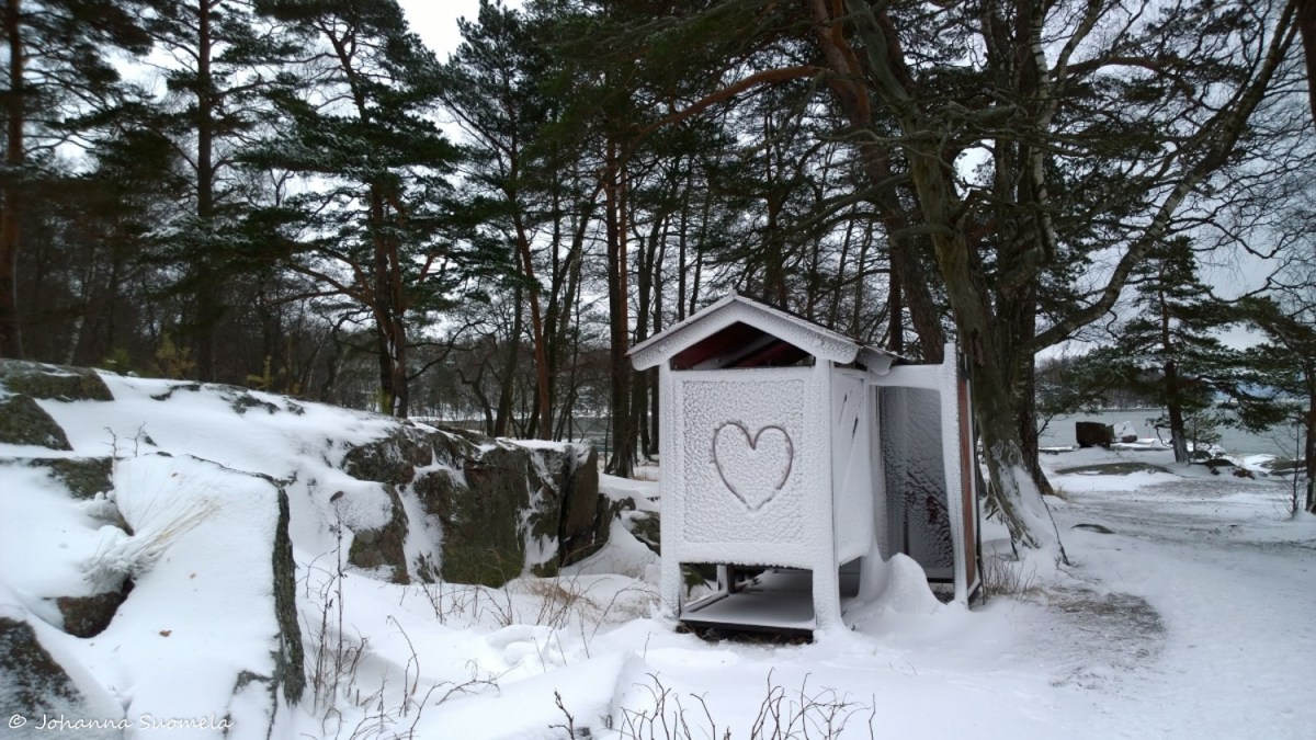 Sydamellinen uimakoppi