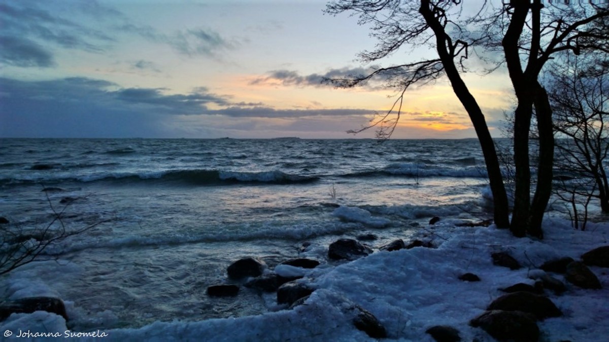 Auringonlasku tammikuu