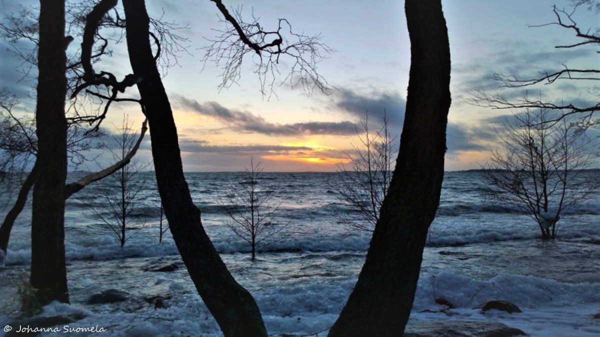 Auringonlasku tammikuu