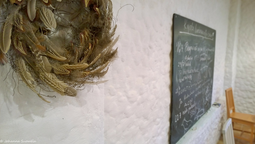 Bosgårdin tilakaupan ravintolan sisustusta