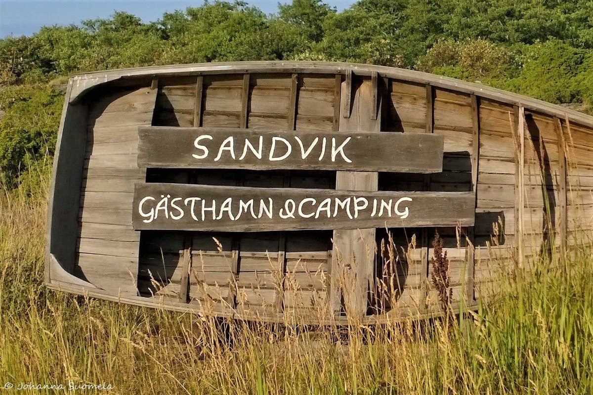 Kökar Sandvik vierassatama ja leirintäalue
