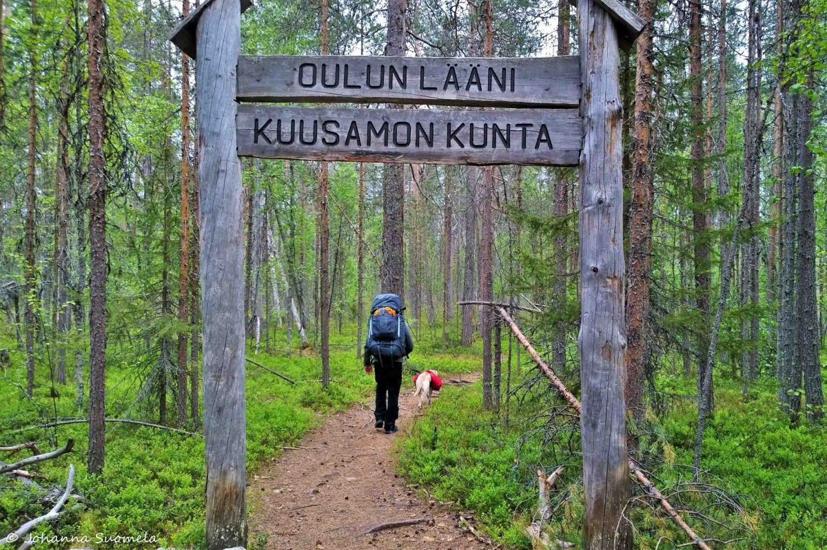 Karhunkierros Kuusamon kunnan raja
