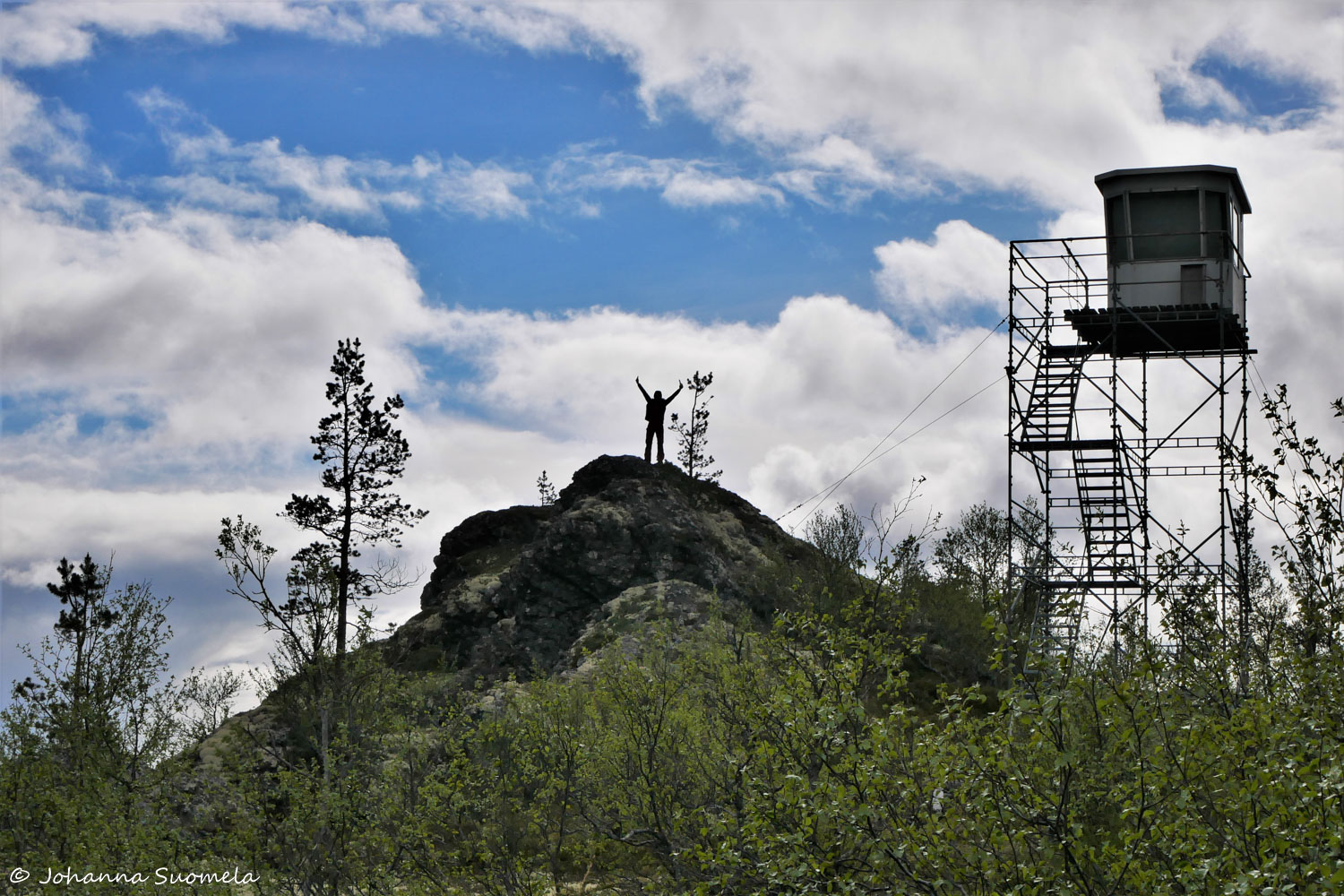 Korvatunturi vaellus UKK-puisto rajavalvontatorni