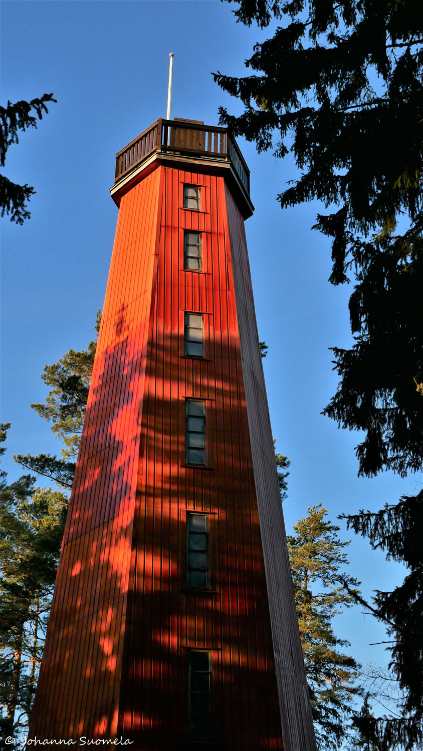 Saaren kansanpuisto Kaukolanharjun näkötorni