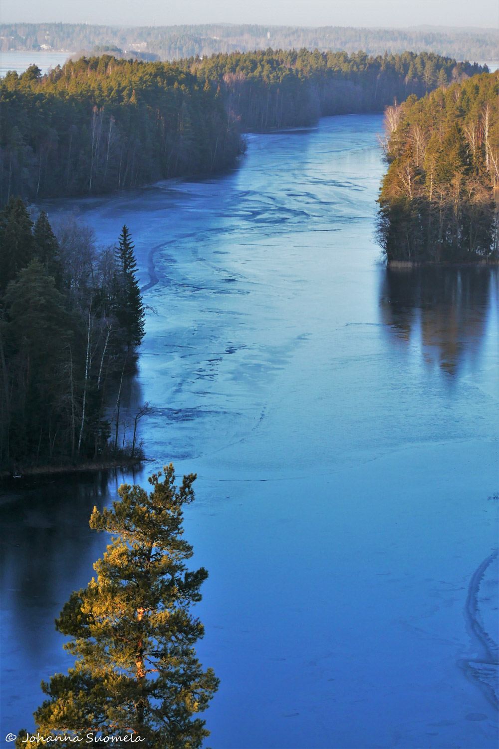 Saaren kansanpuisto Kaukolanharjun maisema
