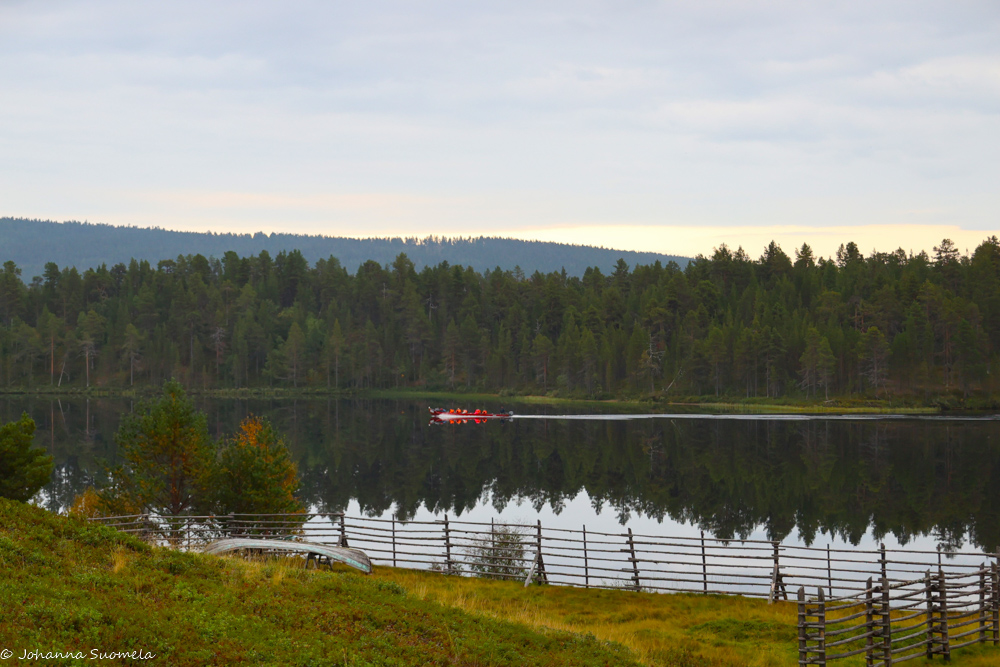 Jokivene Lemmenjoella.