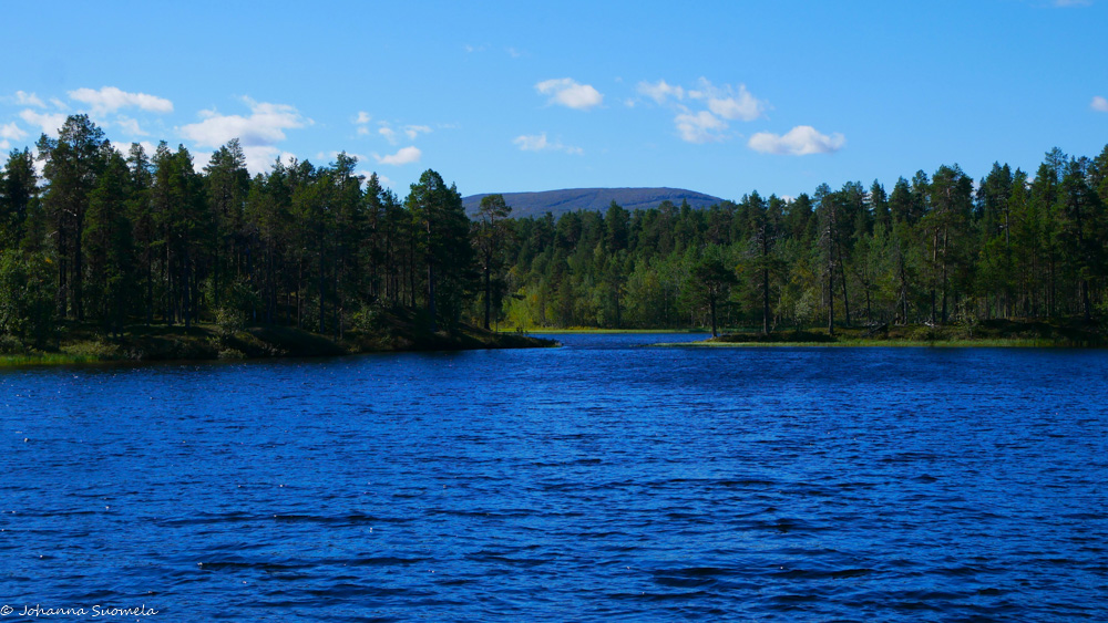 Joenkielisen tunturi Muurahaislammen takaa.
