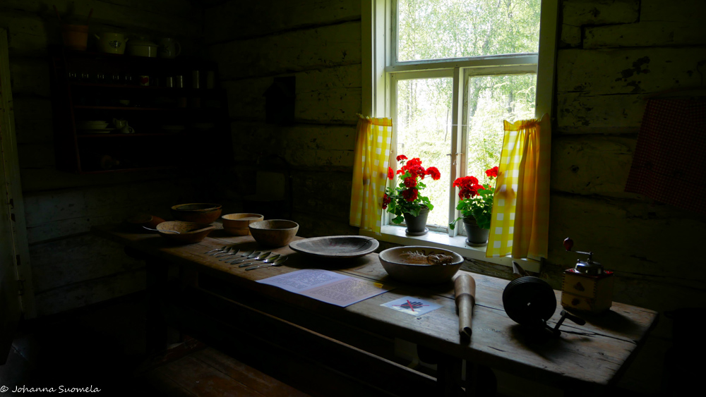 Kuusamon kotiseutumuseo Pulkkasen talon keittiö