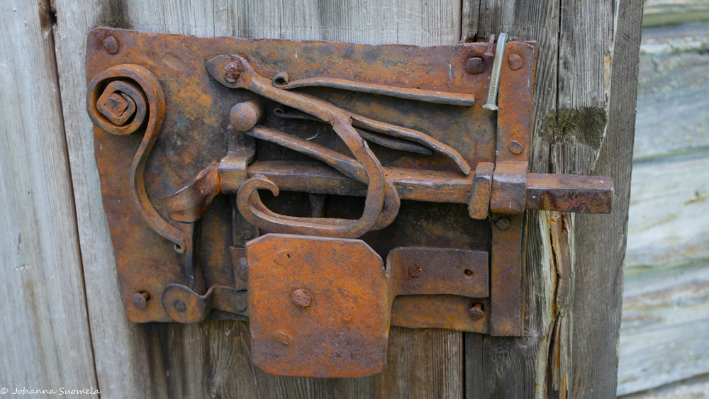 Kuusamon kotiseutumuseo isoaitan lukko 